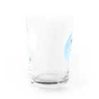 弁天堂の夏の堤防(灯台・ヨット） Water Glass :back