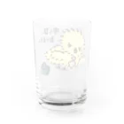 旅々PHOTOのひよっ子社員 Water Glass :back