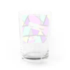 Ｍ✧Ｌｏｖｅｌｏ（エム・ラヴロ）の赤いくちびる💋（モザイク） Water Glass :back