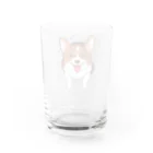 HANA’s NOSE CLIMBINGのCorgi_hana_T01 Water Glass :back