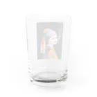 Ran.の真珠の耳飾りの少女#smoker Water Glass :back