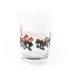 お針子ノブヲの歌川広重/狐の嫁入り Water Glass :back