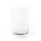 桃鴨の桃鴨ロゴ Water Glass :back