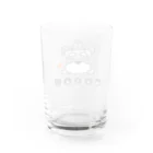 お歯黒🦊のすやすやわんこ Water Glass :back