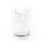 🍩tarojiro(たろじろ) shop🍩の照れてるズ゛ Water Glass :back