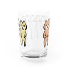 たぶん犬か猫のお店のたぶん犬か猫のグラス Water Glass :back