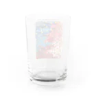 namaste99のカラフル ブルー Water Glass :back