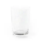 こまみこのおはなとすわるくん Water Glass :back