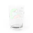 齧られ酒ショップの鰐齧られ酒（カラー） Water Glass :back