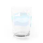 POPUP_KOBE_MARIKOの赤い唇のクロール Water Glass :back