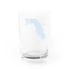 クジラの雑貨屋さん。のマッコウクジラ・フルークアップダイブ グラス反対面