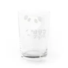 KYONSMILEのパンダで 白と黒の芸術 Water Glass :back