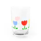 さぼてんちゃんのゆるチューリップ Water Glass :back