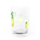 マカロン28号の[九州・大分]かぼすマトリョーシカさん Water Glass :back