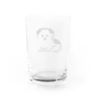 シトウのお店の待ってる（黒） Water Glass :back