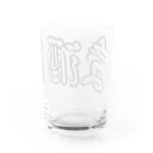 TYPOGRAPHIESの麦酒グラス Water Glass :back