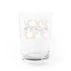 アニマルデザインはなの３匹のわんこ Water Glass :back