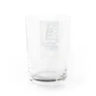 210210210のグリーンブルーな風No.2☆ Water Glass :back