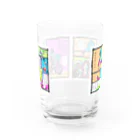 京都バルバラのグッズだよの瀬口忍先生描き下ろし飛鳥ママ×山本4コマシリーズ Water Glass :back