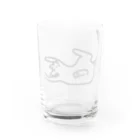 きくらげのおやすみにゃんこ Water Glass :back