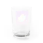 リンゴ茶んshop＊の氷の月とくまちゃん＊ Water Glass :back