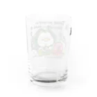 MIECHAN8787'S GALLERYのアマビエさん🎶～台風来てるビェ～ Water Glass :back