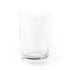 片目猫ライの部屋のライのグラス小 Water Glass :back