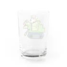 雑種犬まるちゃん＋＋のまるちゃんのあいてむ　工事車両 Water Glass :back