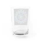 始季彩＠suzuriの薄氷−点描曼荼羅 Water Glass :back