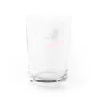 tamacchoのなみのり黒猫ちゃん Water Glass :back