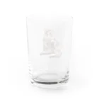 うちのネコチャンのお座りネコチャン Water Glass :back