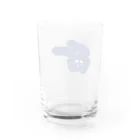 はなぴょんの蒼ウサギはオッドアイ Water Glass :back