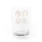 ふうふうたかの犬たち Water Glass :back