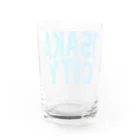 JIMOTOE Wear Local Japanの大阪市 OSAKA CITY Water Glass :back