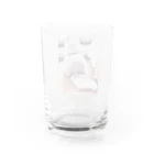 猫しゃちょうのアッくんの、お・し・り❤ Water Glass :back