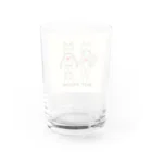 猫の隠れ家のベストフレンド Water Glass :back