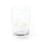 hirakoのおじいちゃんとコアラ Water Glass :back