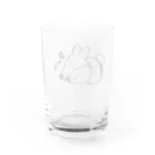 Yの字うさぎのBoinうさぱい Water Glass :back