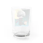 アル【型抜きおじさん】🍼🦋🎀🦀🤞のあるあるあ～る Water Glass :back