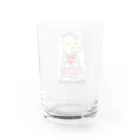 紫キャベツの愛サイ弁当　ラフタッチ Water Glass :back