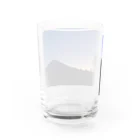 ゆいか　：　取っ手の【原価】富士山 Water Glass :back