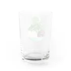 びすこっていの宇治金時 まるまるつるっとしたうさぎ Water Glass :back