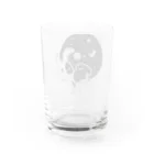 すずきいときちのクドリャフカ-スプートニク2号-(黒) Water Glass :back