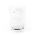 crane_and_horseの合法餃子4個入り(goho.ver) Water Glass :back