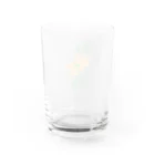 クマ小屋の蔓にからまるクマ Water Glass :back