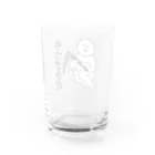 卍鮭＾ゑ＾鮭卍のやつざきだ Water Glass :back