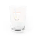 もぐろうofficial web SHOPの【もぐろう】タピオカ飲むもぐ Water Glass :back