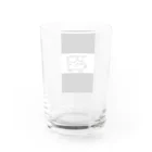 こむにんのコムニタイムのネコ Water Glass :back