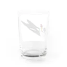 leoleeの和風　お面 Water Glass :back