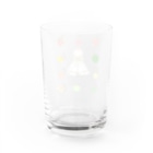 しばの夢工房イラストグッズ店の赤ちゃんの体重カレンダー（ピンク無し） Water Glass :back